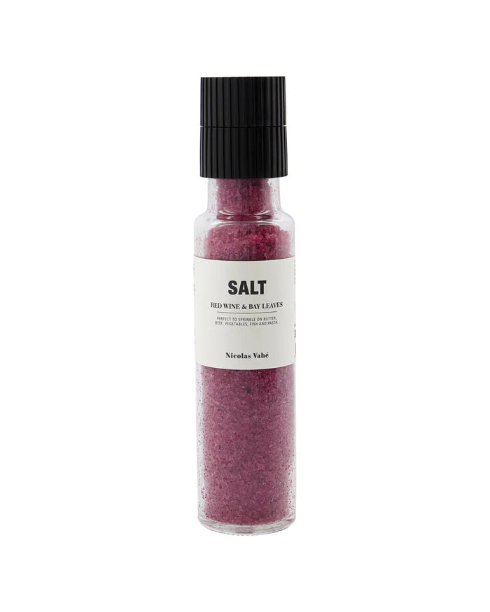 Salz,Rotwein & Lorbeer mit Mühle