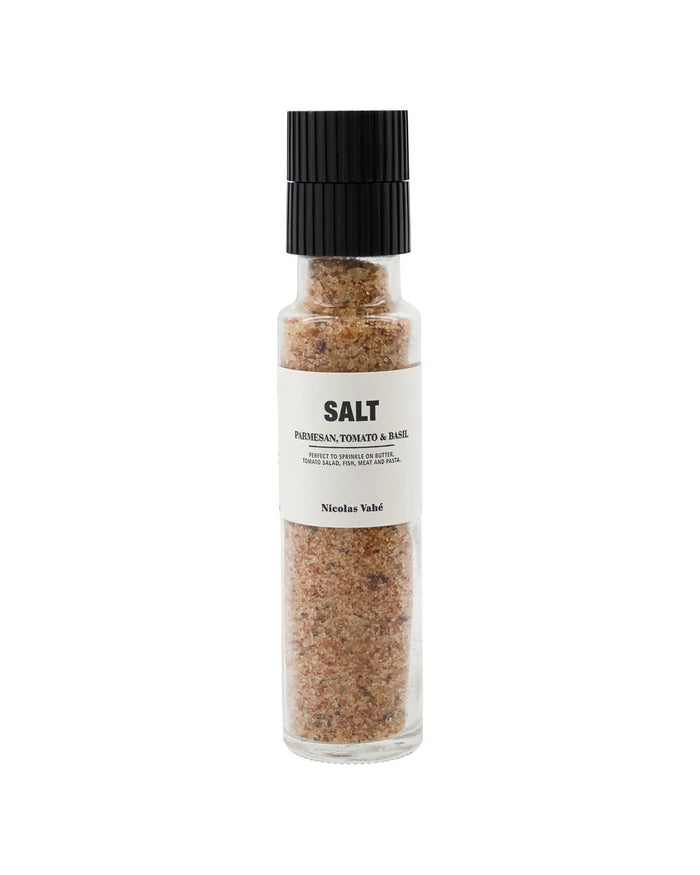 Salz - Parmesan,Tomate & Basilikum mit Mühle