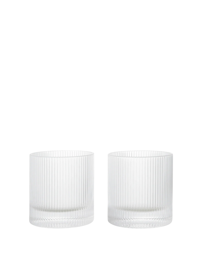 Ferm Living - Ripple Gläser - 2er-Set