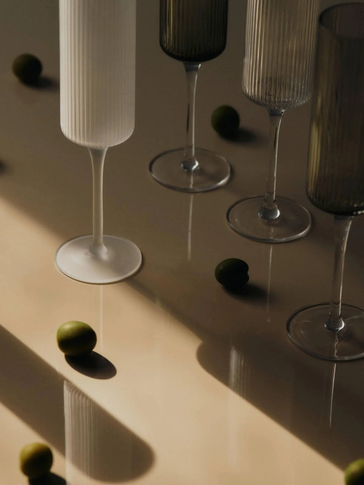 Ferm Living - Ripple Champagne Flutes - Set of 2