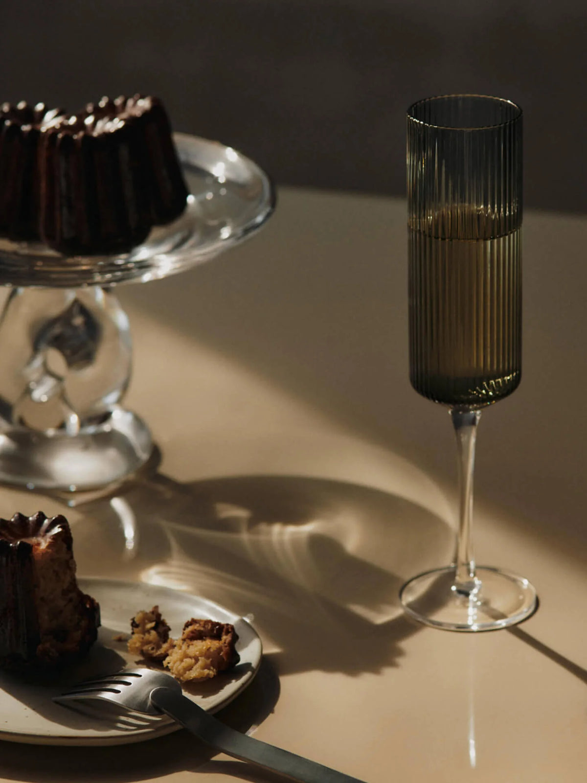 Ferm Living - Ripple Champagne Flutes - Set of 2