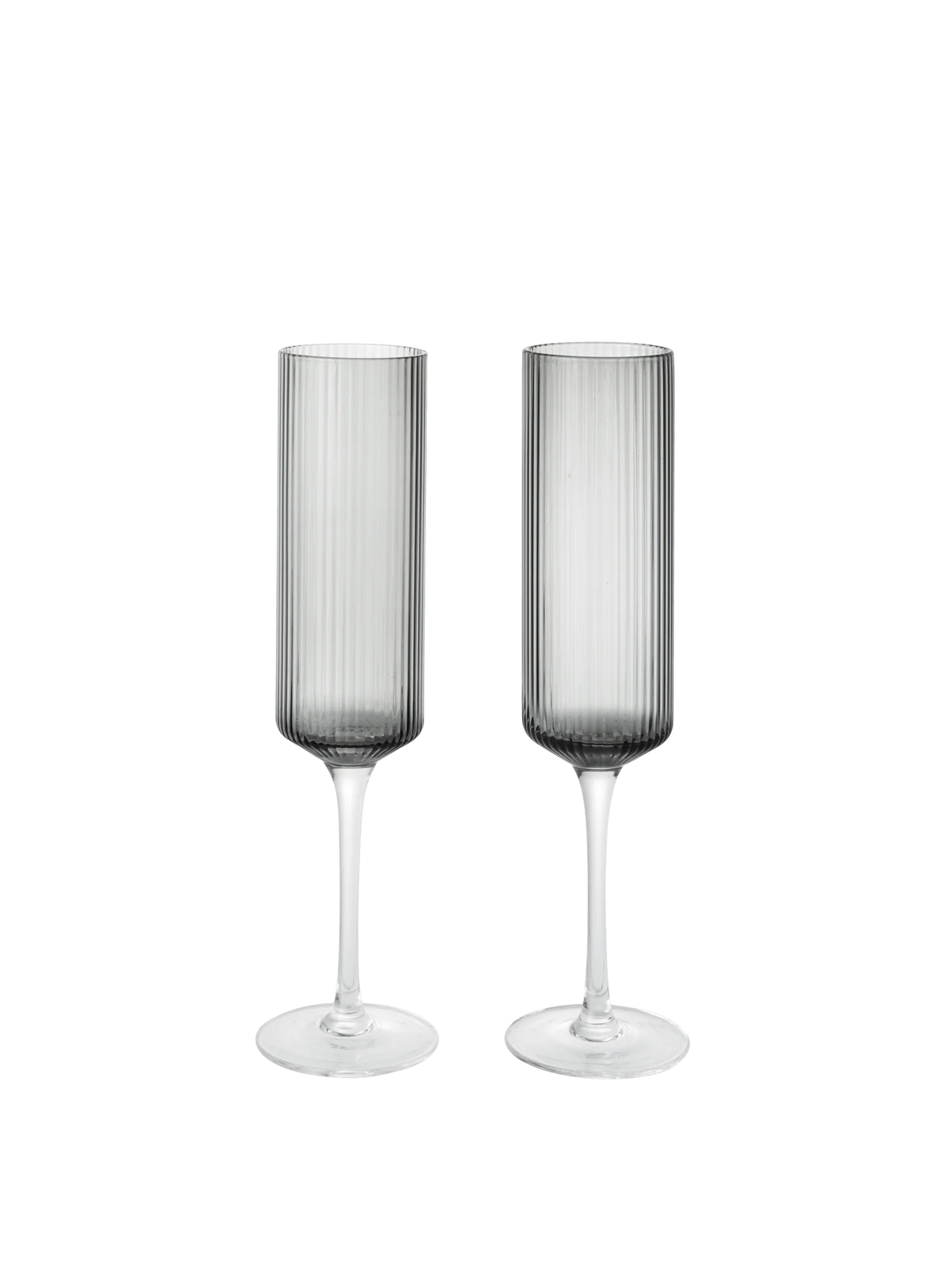Ferm Living - Ripple Champagne Flutes - Set of 2