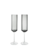 Ferm Living - Ripple Champagne Flutes - Set of 2