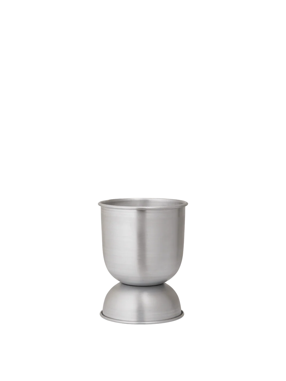 Ferm Living - Hourglass Pot Aluminium