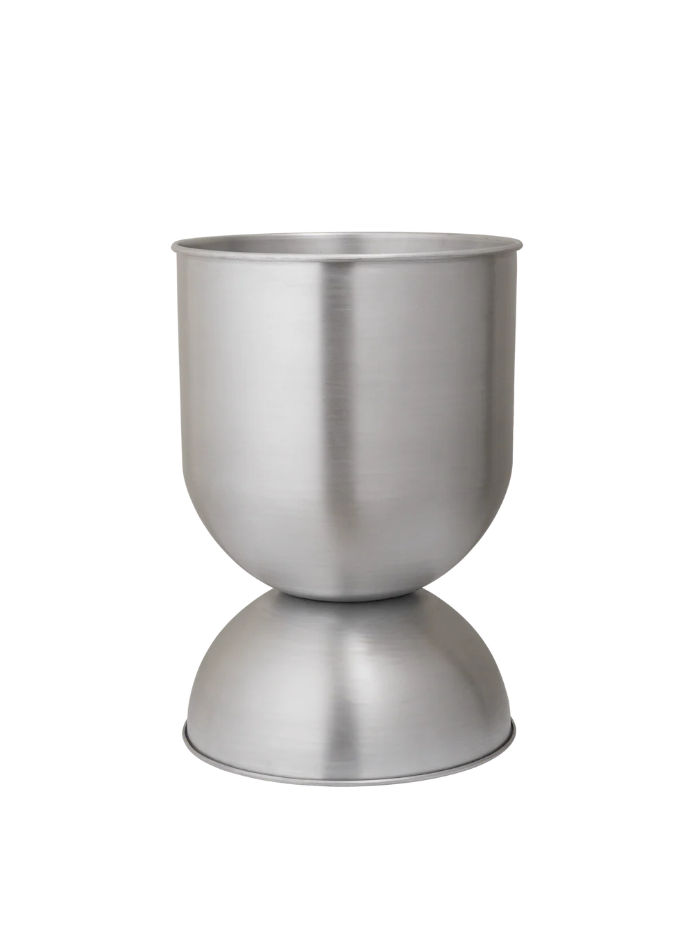 Ferm Living - Hourglass Pot Aluminium
