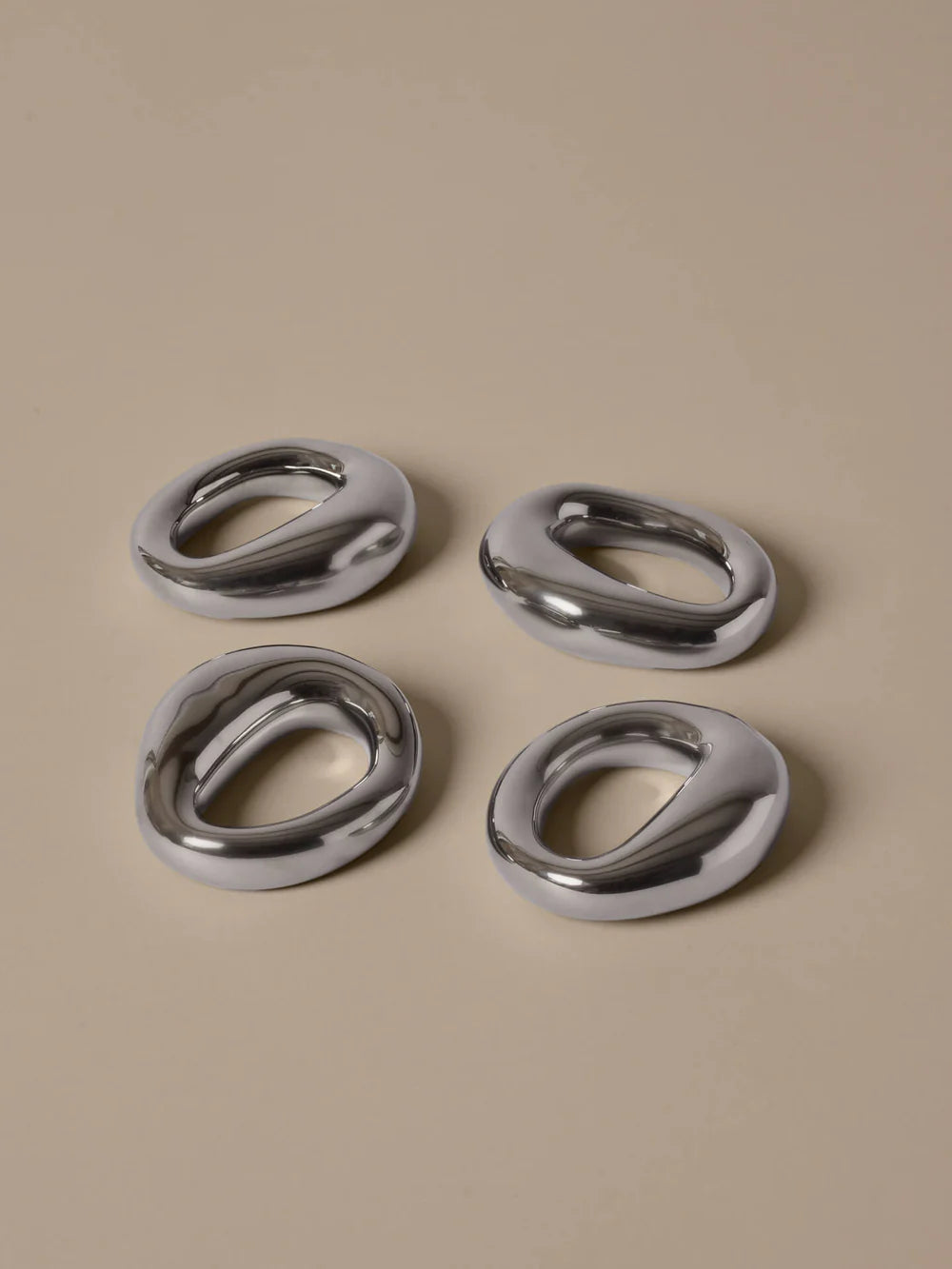 Ferm Living - Orrith Serviettenringe 4er Set