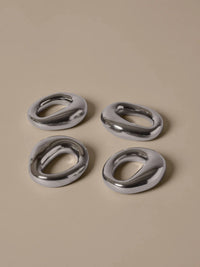Ferm Living - Orrith Serviettenringe 4er Set
