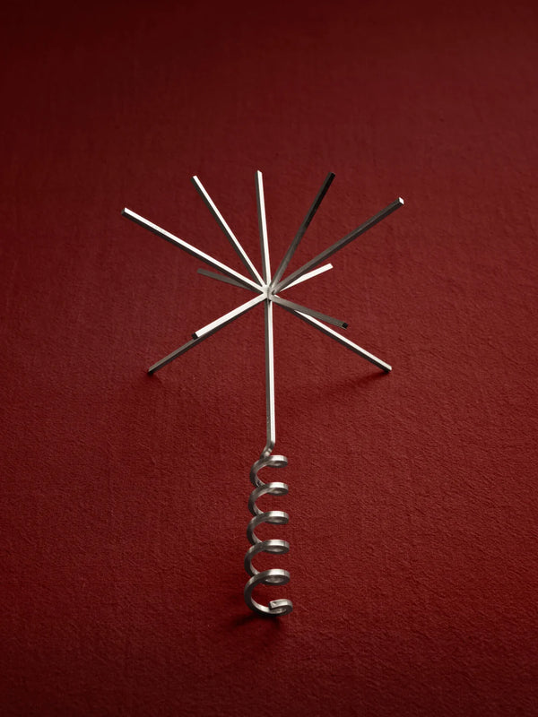 Ferm Living - Weihnachtsbaumspitze Stern Silber