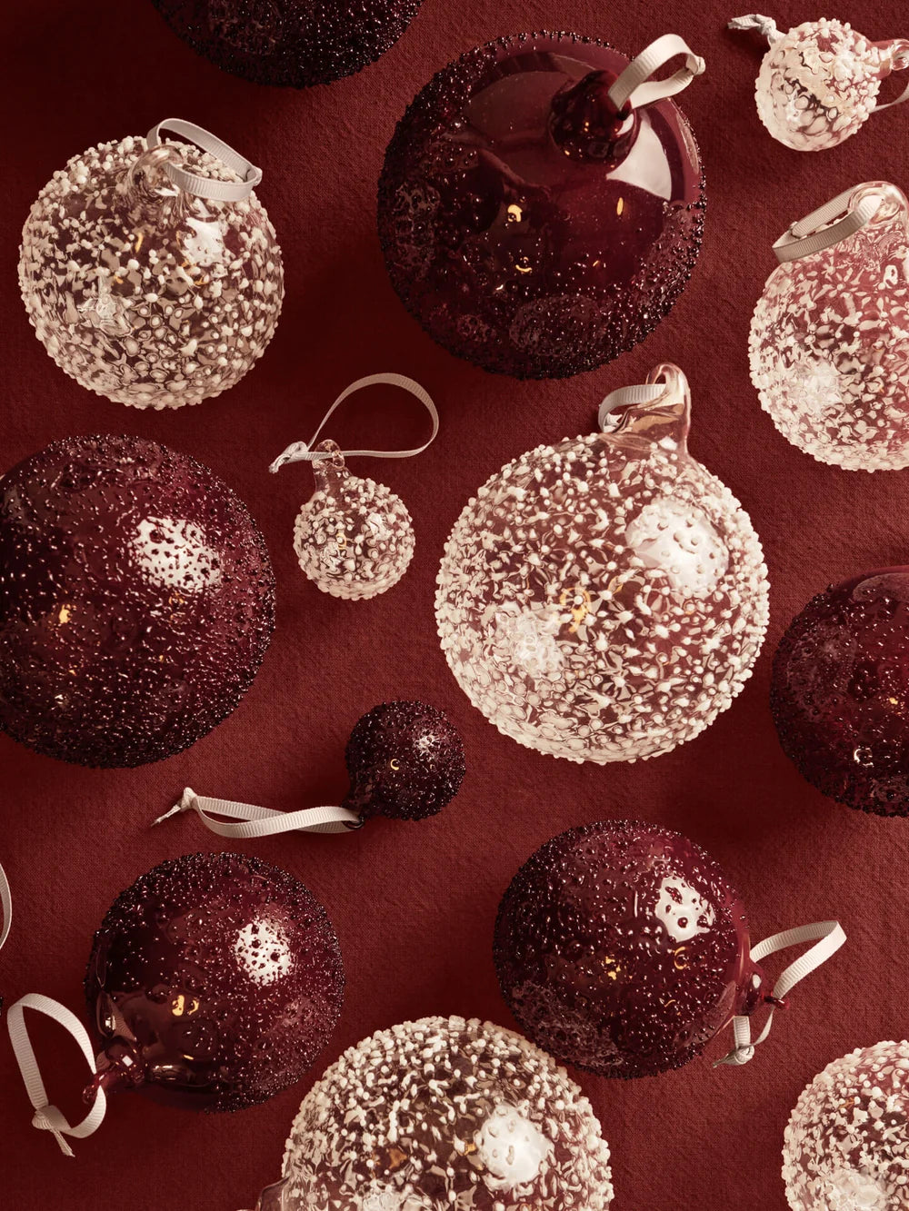 Ferm Living - Flurry Glaskugeln M 3er Set