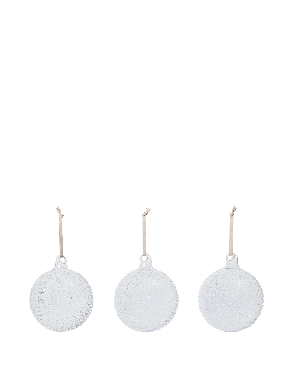 Ferm Living - Flurry Glaskugeln  L 3er Set