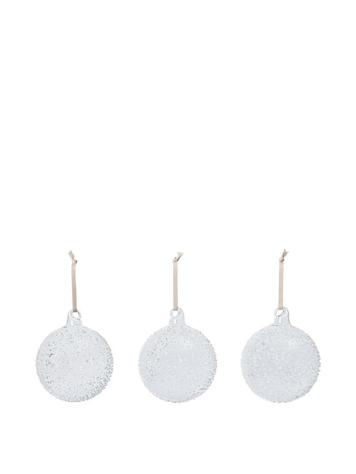 Ferm Living - Flurry Glaskugeln  L 3er Set
