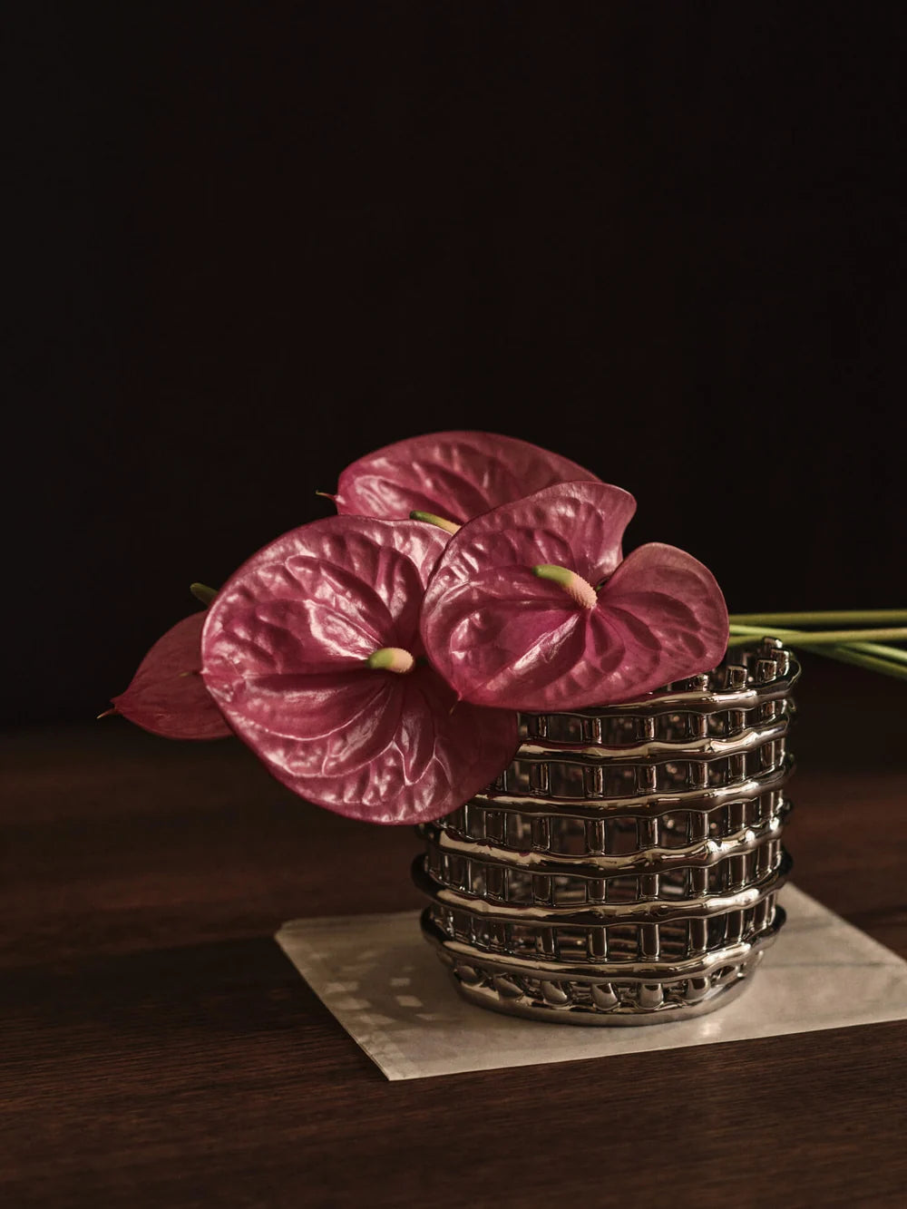 Ferm Living - Keramik Korb Silber