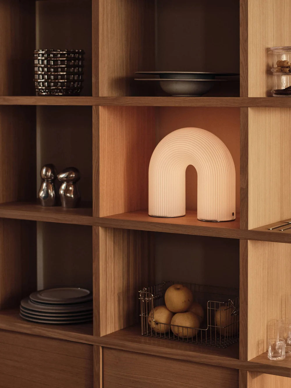 Ferm Living - Keramik Korb Silber