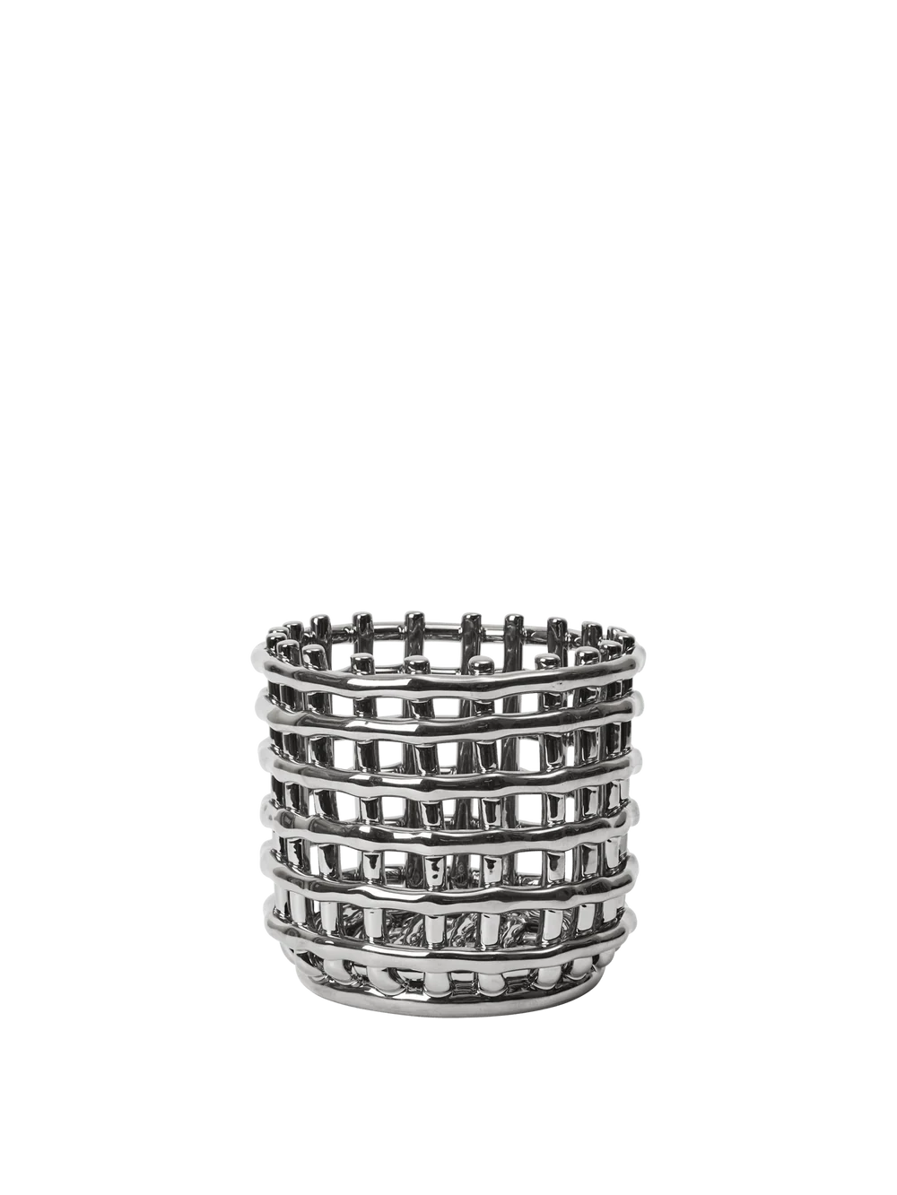 Ferm Living - Keramik Korb Silber