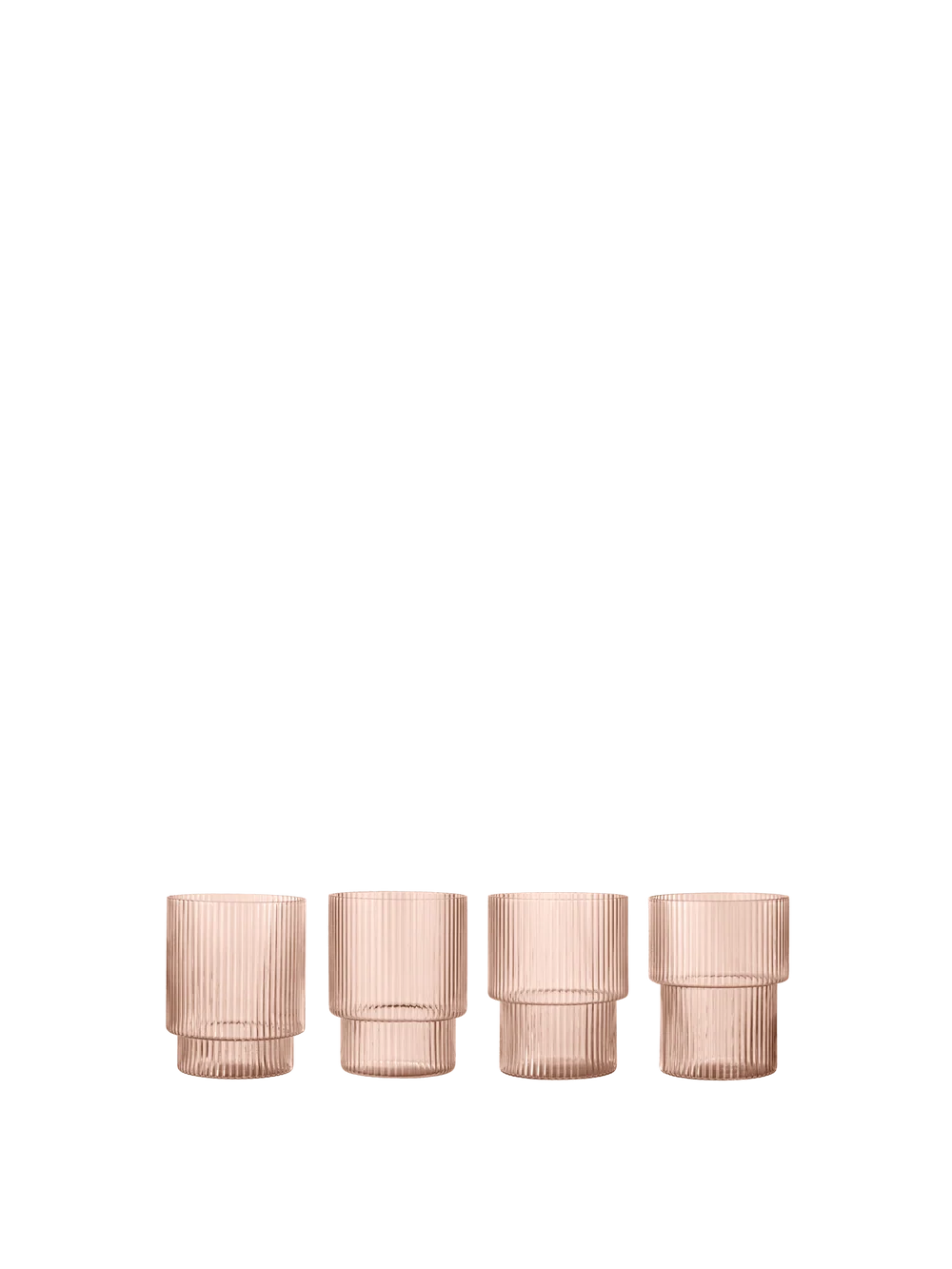 Ferm Living - Ripple Gläser (set of 4)