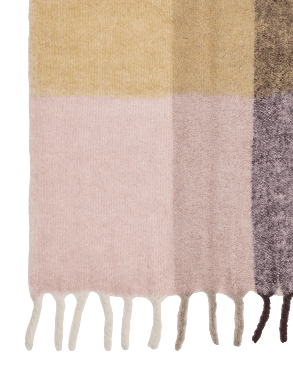 Ferm Living - Blur Mohair Decke Gelb/Rosa