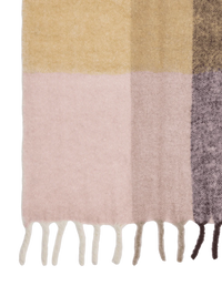 Ferm Living - Blur Mohair Decke Gelb/Rosa
