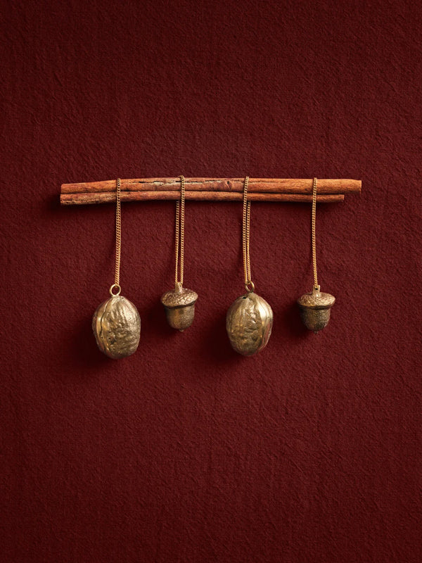Ferm Living - Walnut Ornament 2erSet