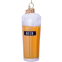 VONDELS Christbaumschmuck - Bier im Glas