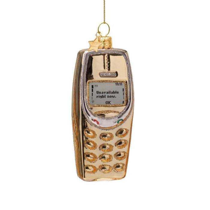 VONDELS Christbaumschmuck - Ornament - Glänzend Handy H10cm