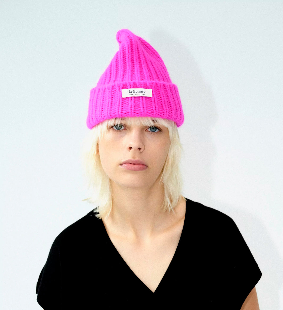 Le Bonnet Beanie Logo -Poppy Pink