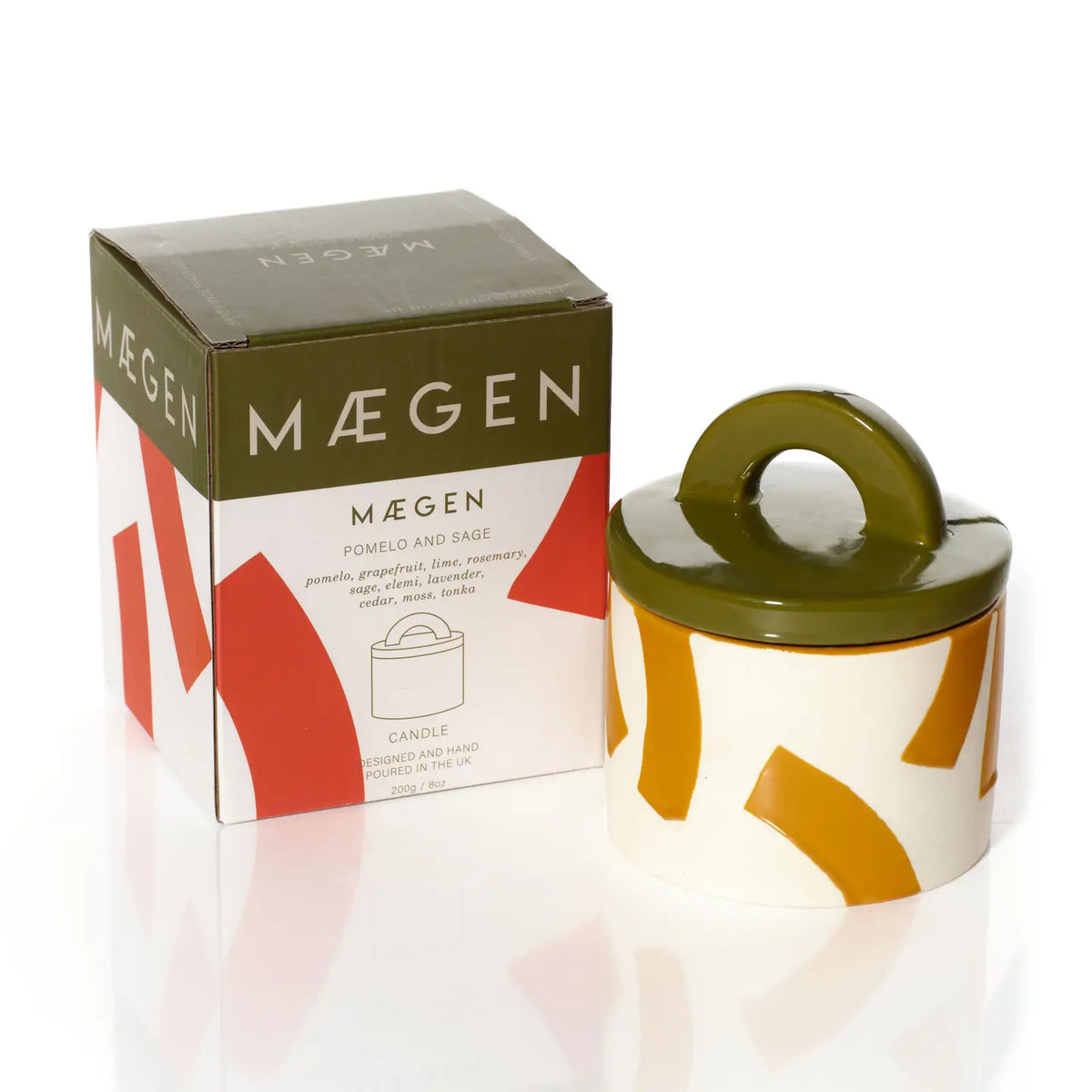 MÆGEN - Pablo Pots Duftkerze, Pomelo & Sage