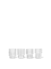 Ferm Living - Ripple Gläser (set of 4)