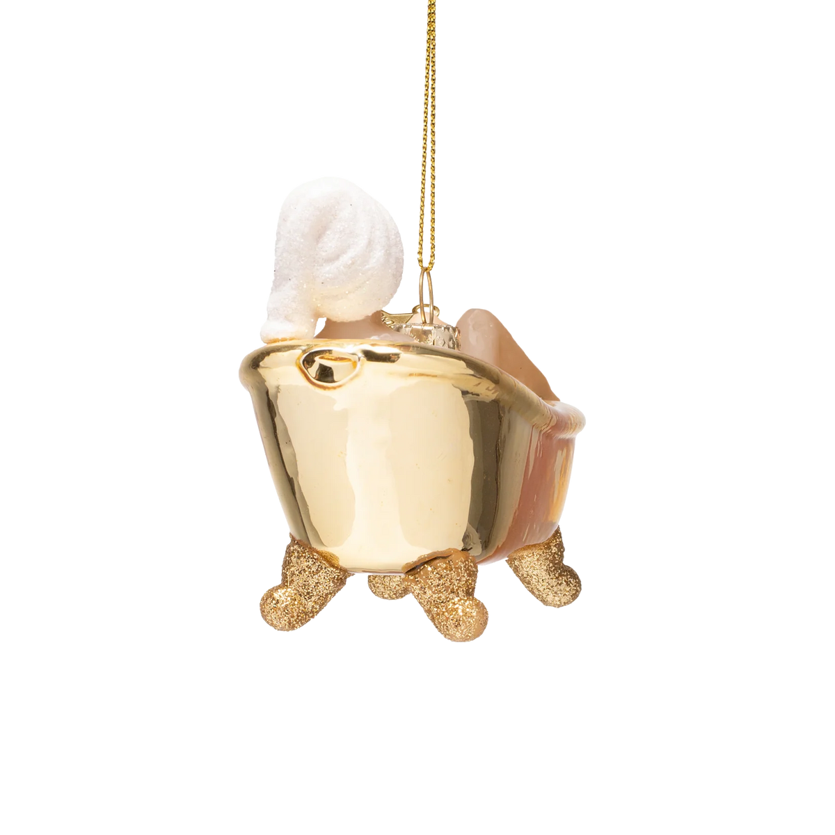 VONDELS - Ornament - Frau in glänzendem Goldbad H6cm