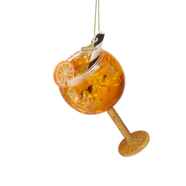 VONDELS - Christbaumschmuck - Ornament- Orange Spritzer H11cm