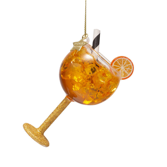 VONDELS - Christbaumschmuck - Ornament- Orange Spritzer H11cm