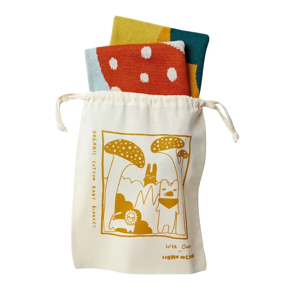 Donna Wilson - Bäume & Kreaturen Baumwoll-Kinderdecke Mini