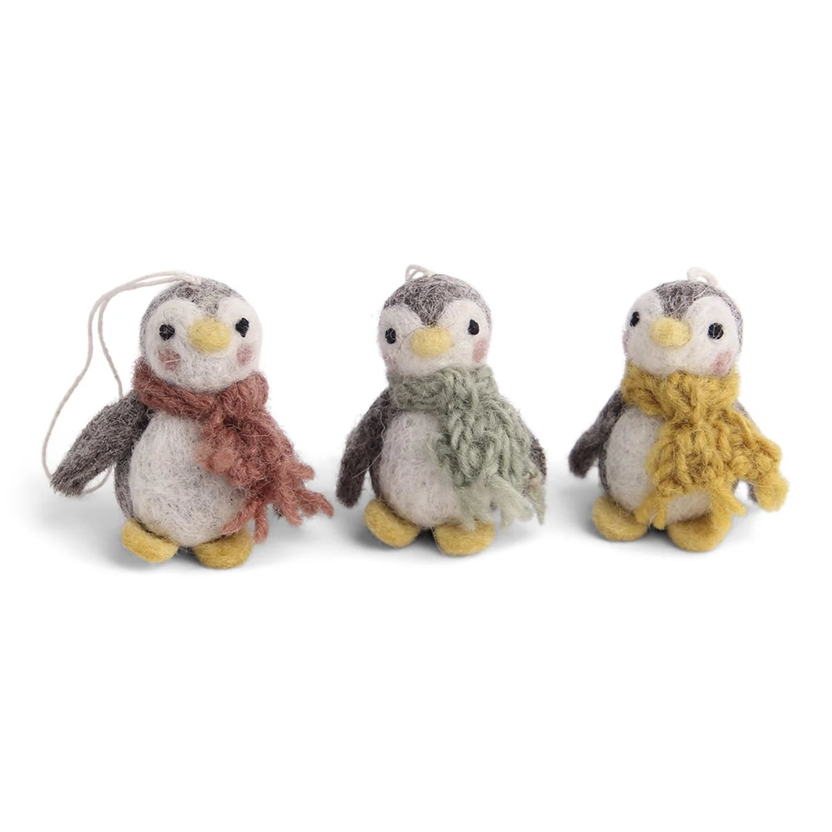 Anhänger - Baby-Pinguin bunt - 3er-Set
