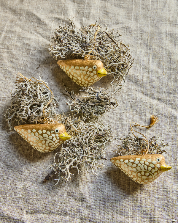 Osterschmuck - HDBird, Gelb (3er Set)