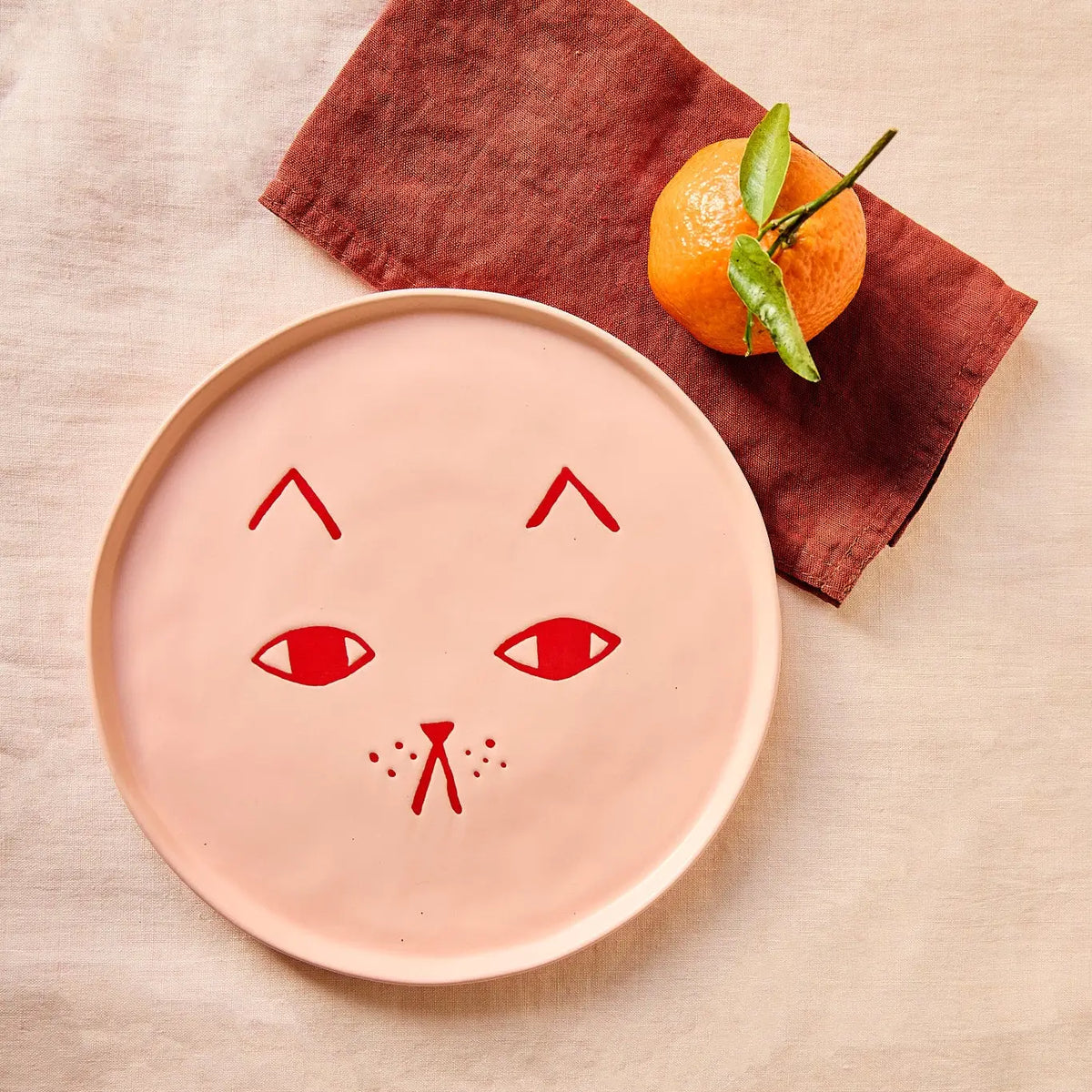 Donna Wilson - Katze Teller aus Keramik