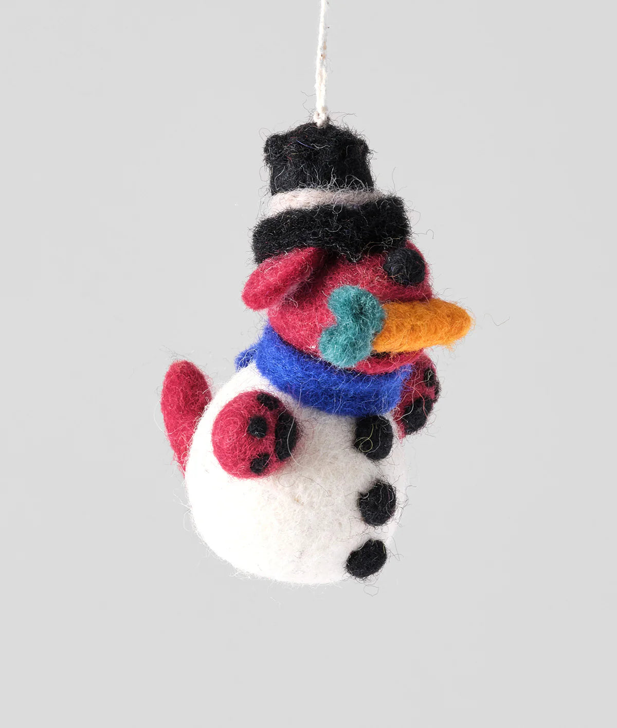 Filzanhänger WRAP - Barky, der Schneemann