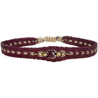 LeJu London Armband Bordeaux
