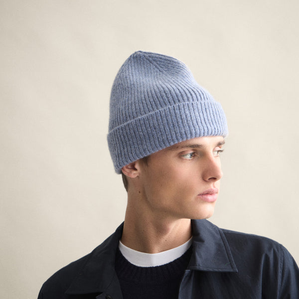 Le Bonnet Beanie - Wasched Denim