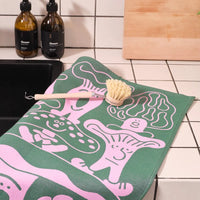 WRAP - Geschirrtuch Pilzmotiv