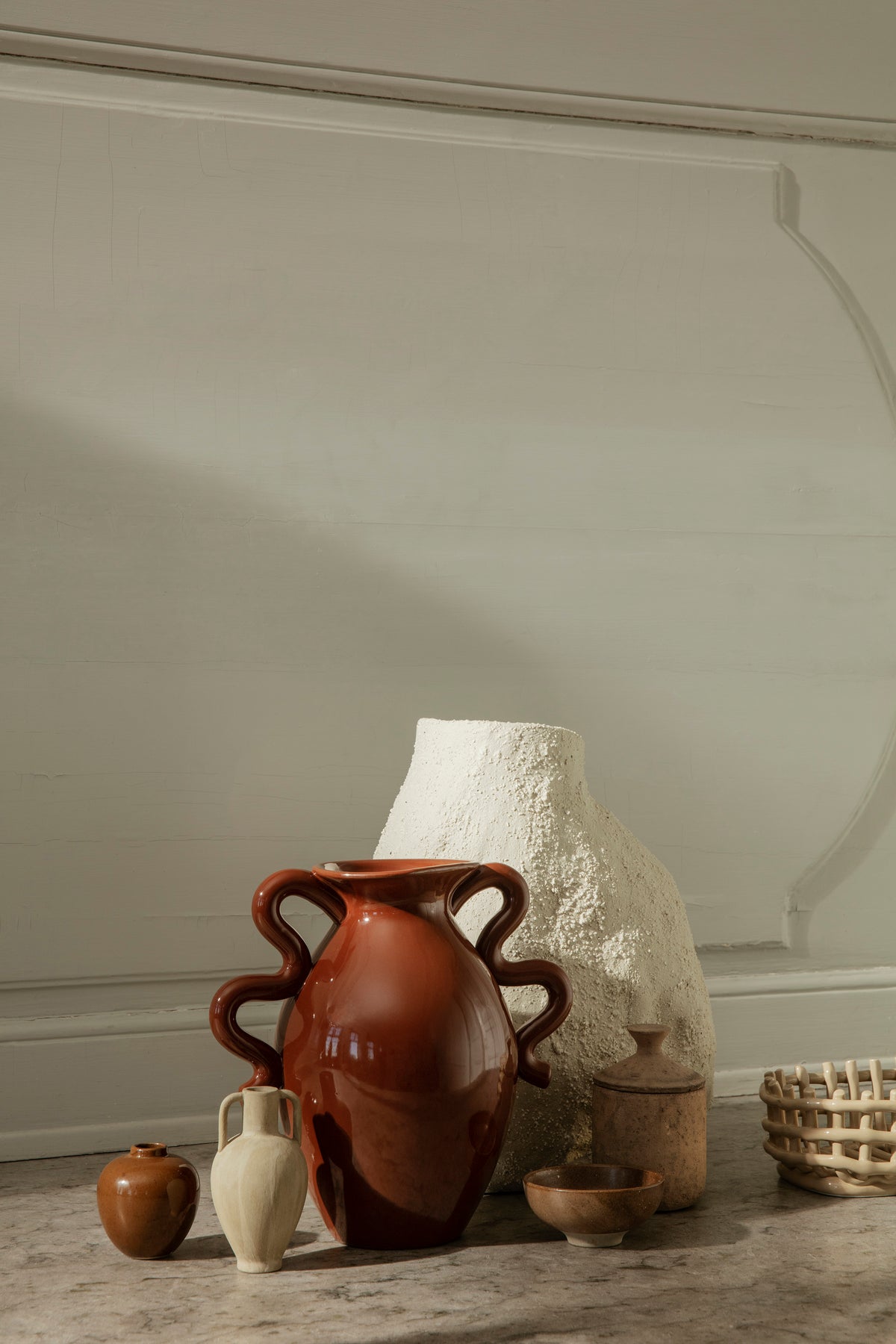 Ferm Living - Verso Vase Terracotta