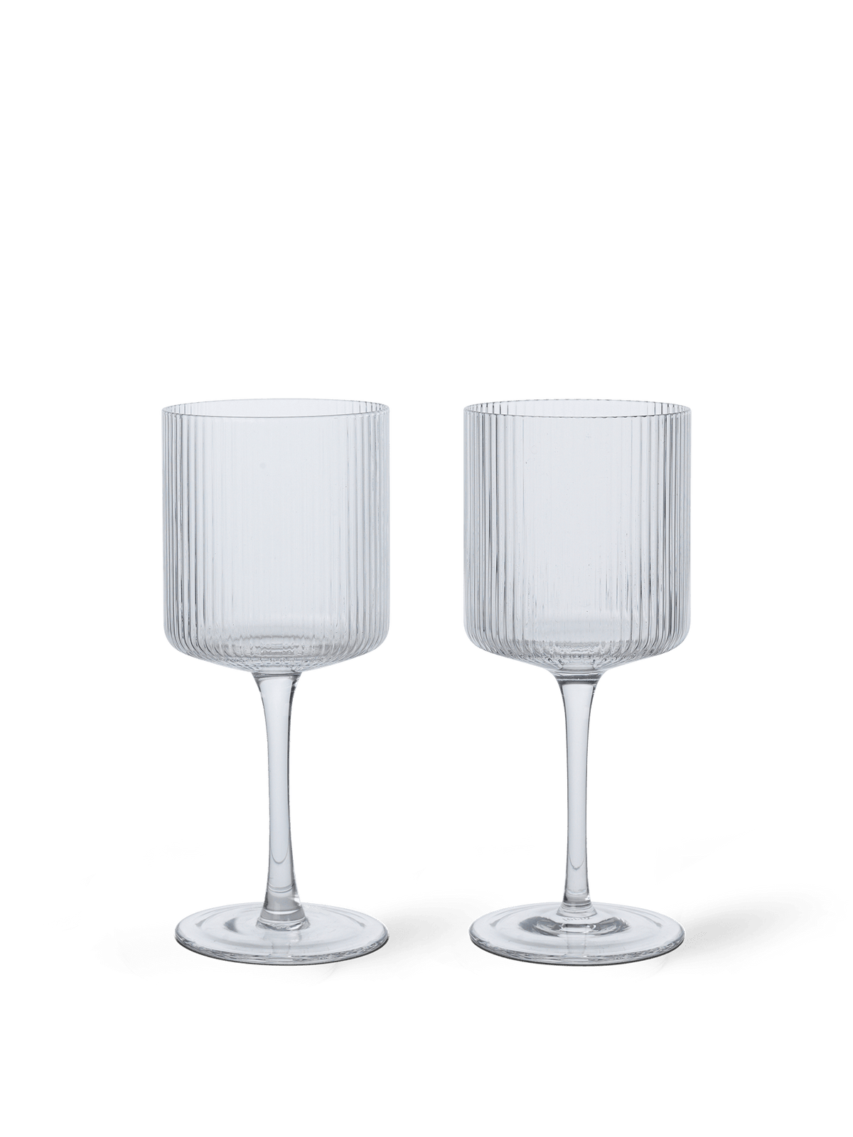 Ferm Living - Ripple Weißweingläser