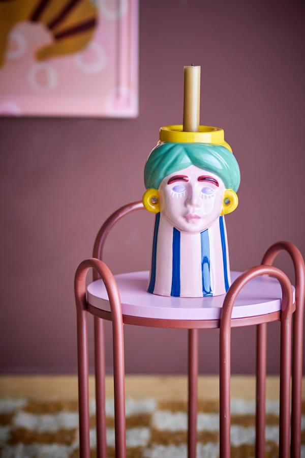 Miss Jody Vase - Bunt, Steingut