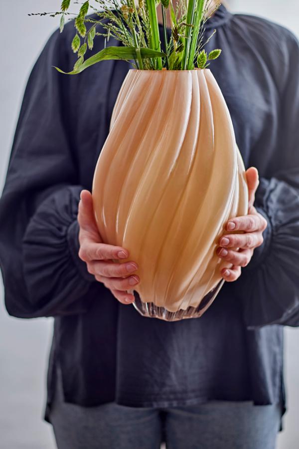 Kanji Vase - Natur, Glas