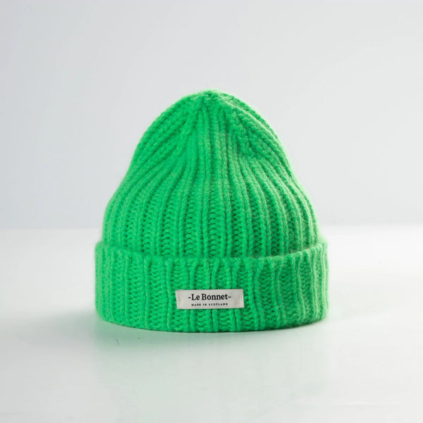 Le Bonnet Beanie Logo - Neon green