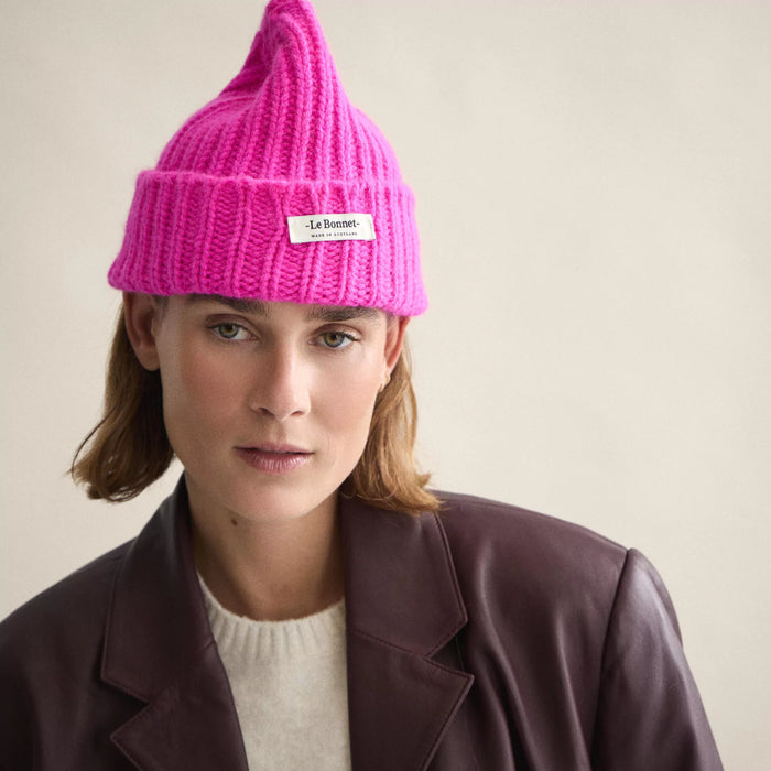 Le Bonnet Beanie Logo -Poppy Pink