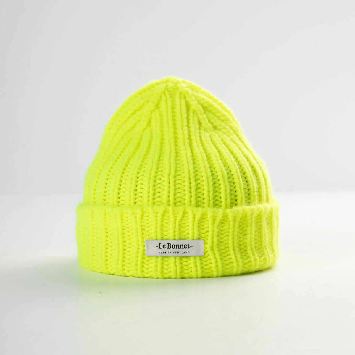 Le Bonnet Beanie Logo - Fluo Yellow