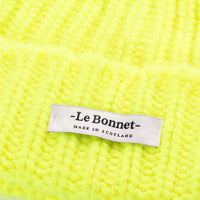 Le Bonnet Beanie Logo - Fluo Yellow