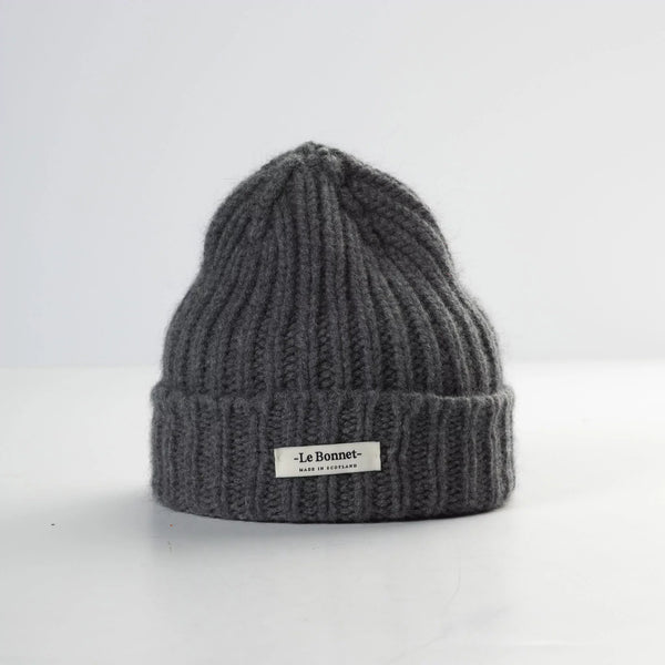 Le Bonnet Beanie Logo - Slate Grey