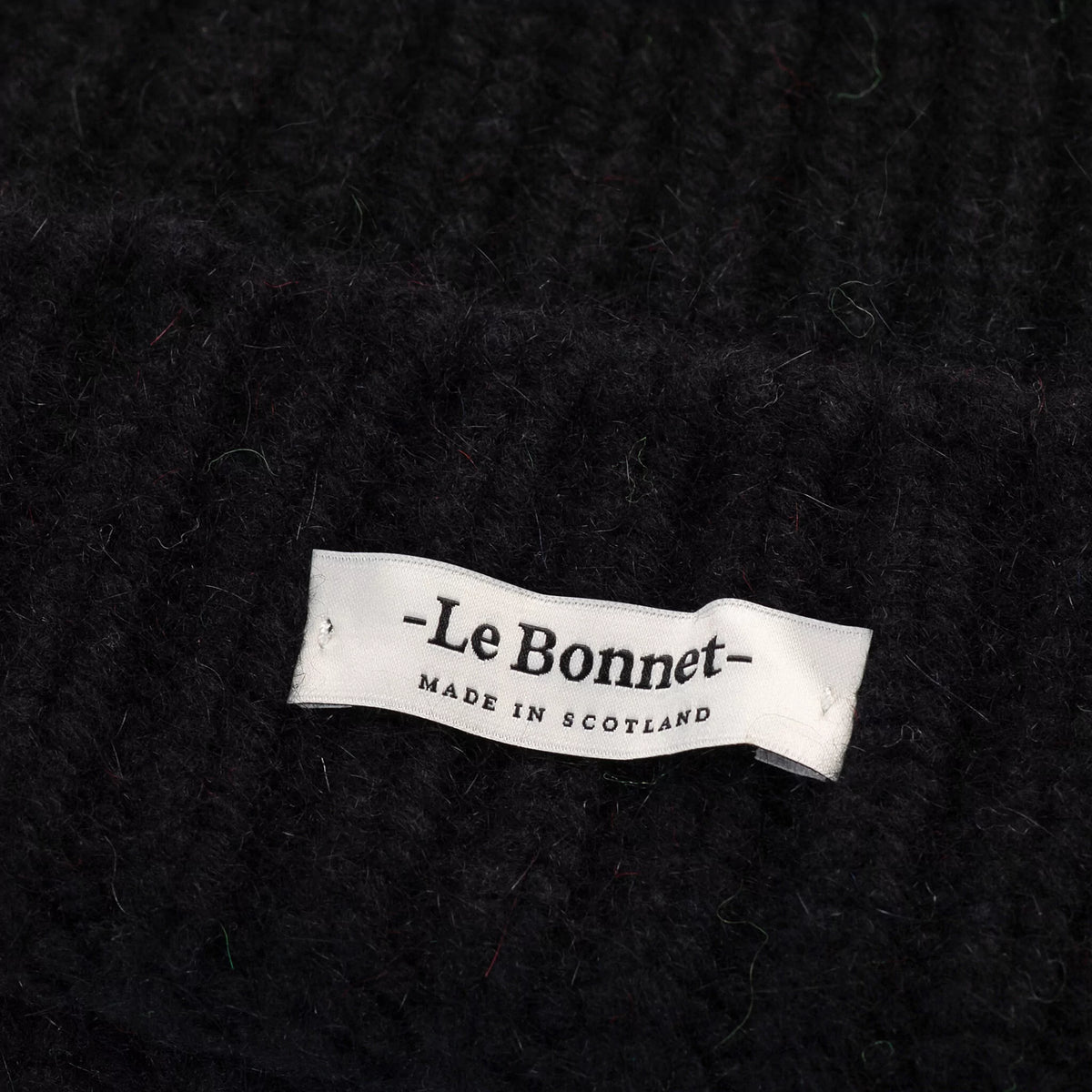 Le Bonnet Beanie Logo - Onyx Black