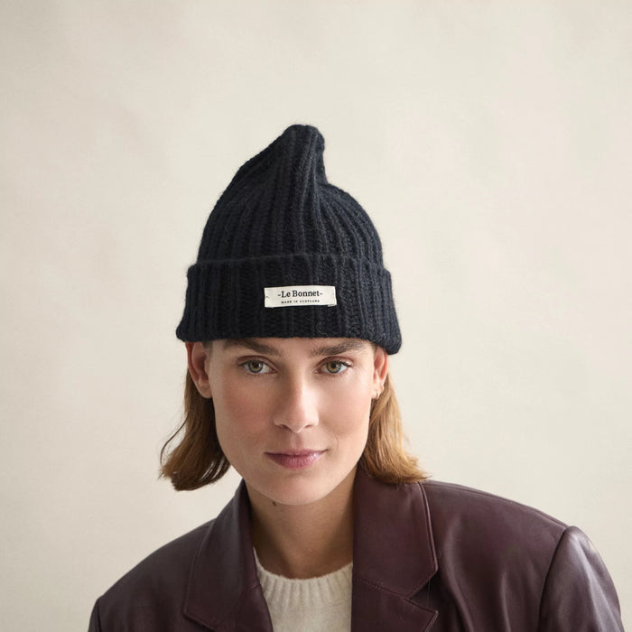 Le Bonnet Beanie Logo - Onyx Black