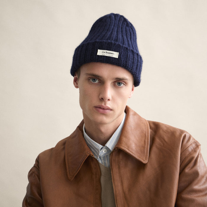 Le Bonnet Beanie Logo - Midnight